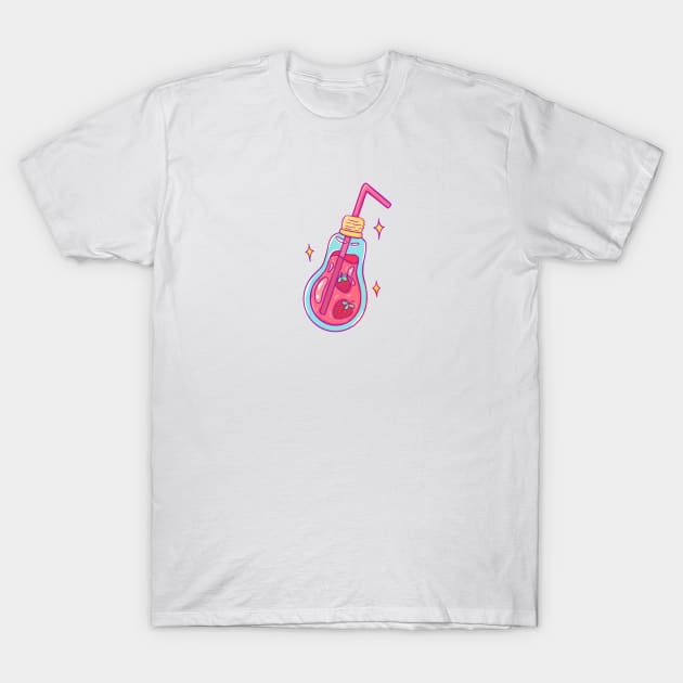 lightbulb soda drink T-Shirt by allimarie0